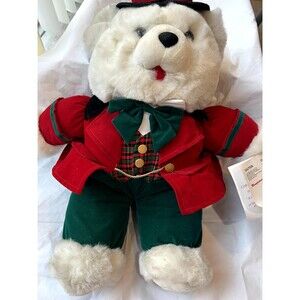 1993 Holiday Teddy Bear Charles Dickens